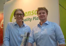 Guus Kersten and Roy Schoenmakers from Genson Quality Plants